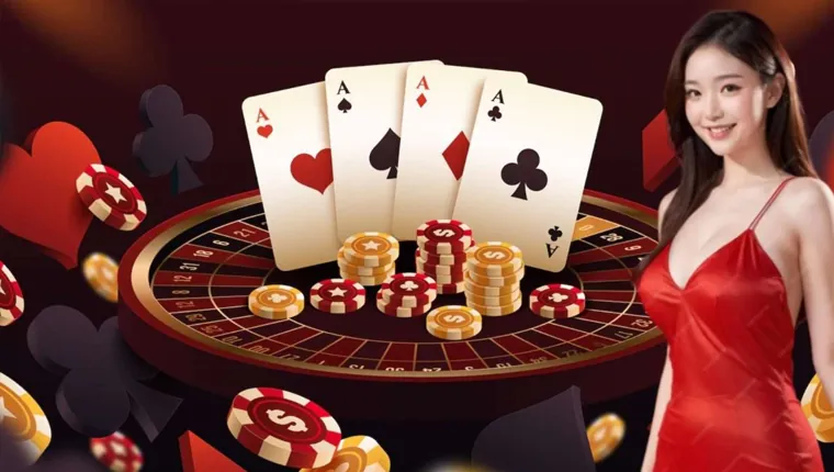 Variety of online casino games, including slots and table games, for playtime