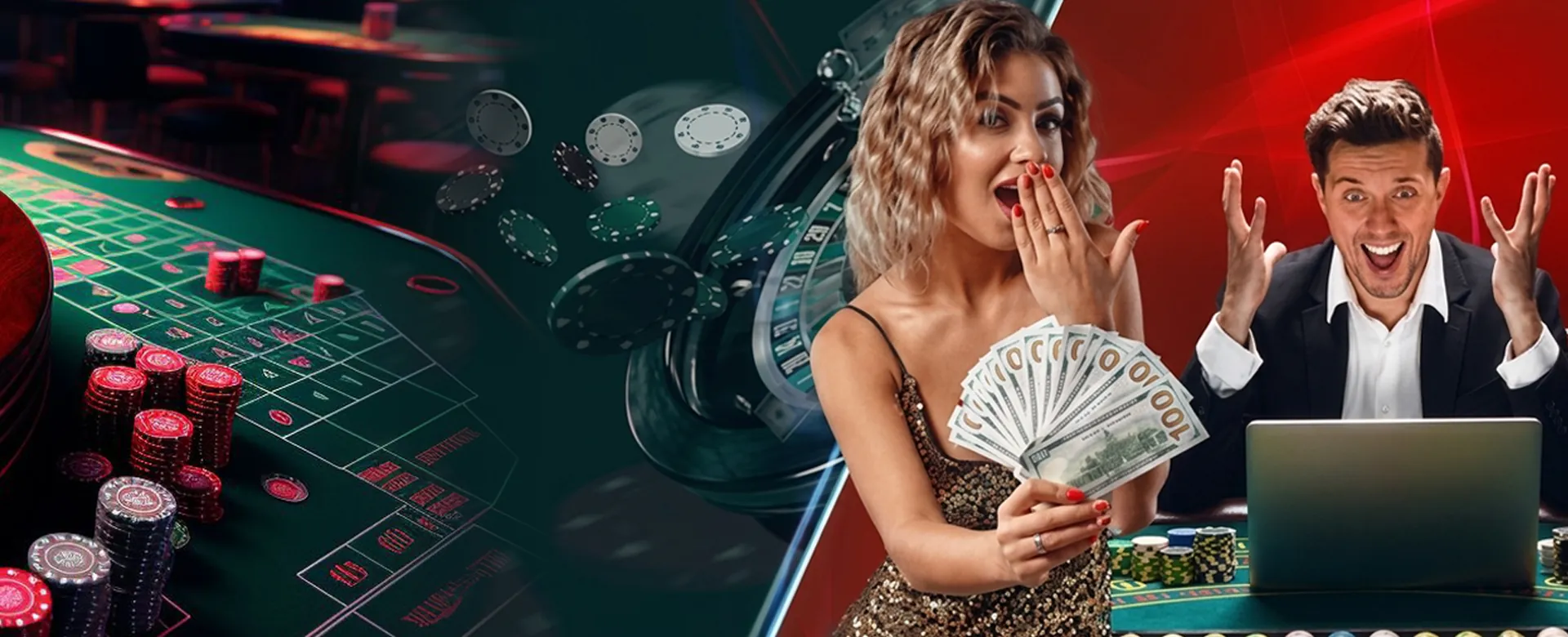 Player enjoying online poker at playtime casino